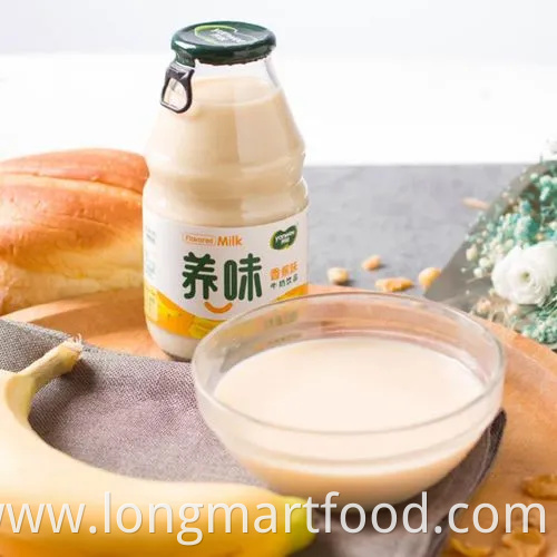 Different Fruit Puree Added Milk Drink